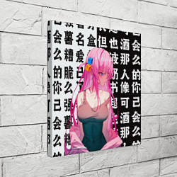 Холст квадратный Bocchi the rock аниме, цвет: 3D-принт — фото 2