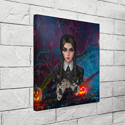 Холст квадратный Уэндэй волшбеный фон, цвет: 3D-принт — фото 2