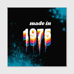 Холст квадратный Made in 1975: liquid art, цвет: 3D-принт — фото 2