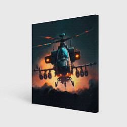 Холст квадратный Вертолет Ка 2 - AI, цвет: 3D-принт