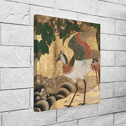 Холст квадратный Сказочная птица, цвет: 3D-принт — фото 2