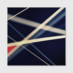 Холст квадратный Полосатая абстракция, цвет: 3D-принт — фото 2