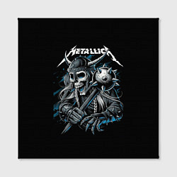 Холст квадратный Metallica - Викинг, цвет: 3D-принт — фото 2