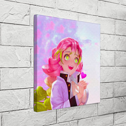 Холст квадратный Мицури Канродзи из аниме Клинок рассекающий демоно, цвет: 3D-принт — фото 2