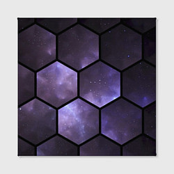 Холст квадратный Звездные соты, цвет: 3D-принт — фото 2