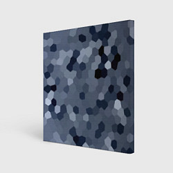 Холст квадратный Камуфляж из сот, цвет: 3D-принт