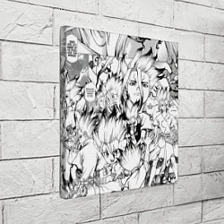 Холст квадратный Исигами Сенку - Доктор Стоун, цвет: 3D-принт — фото 2