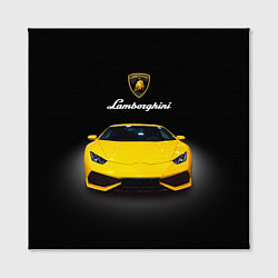 Холст квадратный Итальянский спорткар Lamborghini Aventador, цвет: 3D-принт — фото 2
