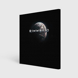 Холст квадратный Rimworld planet, цвет: 3D-принт