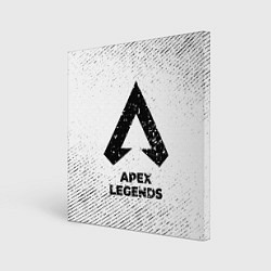 Картина квадратная Apex Legends с потертостями на светлом фоне