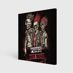 Картина квадратная Punks not dead