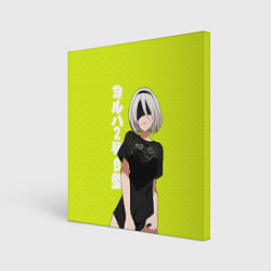 Картина квадратная YoRHa 2-gou B-gata