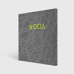 Картина квадратная Ребус - жопа