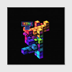 Холст квадратный Tetris game, цвет: 3D-принт — фото 2