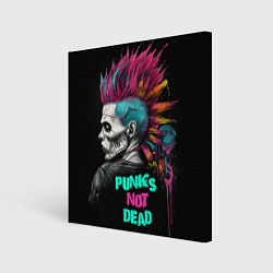 Картина квадратная Punks not dear