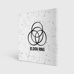 Картина квадратная Elden Ring glitch на светлом фоне
