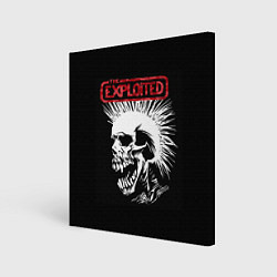 Картина квадратная Exploited - панк