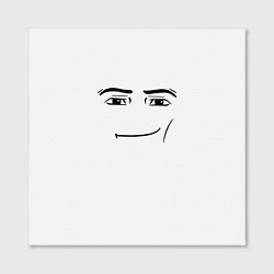 Холст квадратный Одежда Man Face Roblox, цвет: 3D-принт — фото 2