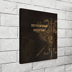 Холст квадратный Пограничный защитник - орлы, цвет: 3D-принт — фото 2
