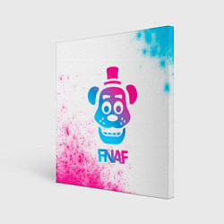 Картина квадратная FNAF neon gradient style