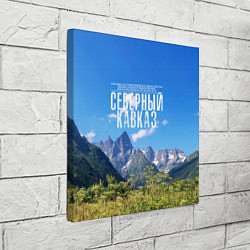 Холст квадратный Фото гор, цвет: 3D-принт — фото 2