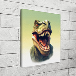 Холст квадратный Острые зубы тиранозавра Рекса, цвет: 3D-принт — фото 2