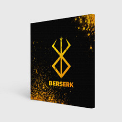 Картина квадратная Berserk - gold gradient