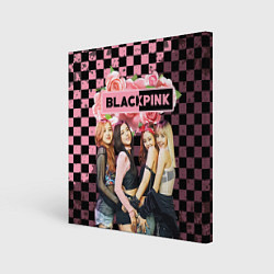 Холст квадратный Blackpink - girls, цвет: 3D-принт