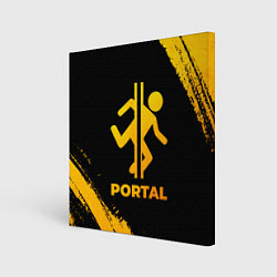 Картина квадратная Portal - gold gradient