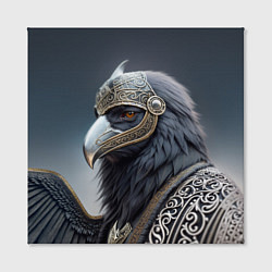 Холст квадратный Ворон викинг, цвет: 3D-принт — фото 2
