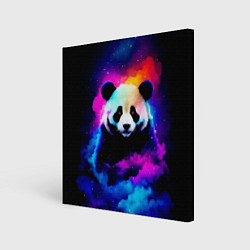Картина квадратная Панда и краски