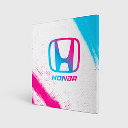 Картина квадратная Honda neon gradient style