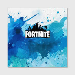 Холст квадратный Fortnite Logo Paint, цвет: 3D-принт — фото 2