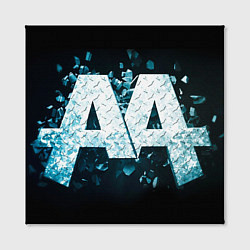 Холст квадратный Asking Alexandria emblem, цвет: 3D-принт — фото 2