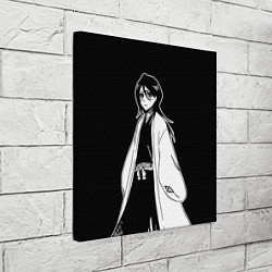 Холст квадратный Рукия - Блич, цвет: 3D-принт — фото 2