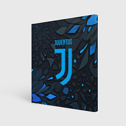 Картина квадратная Juventus blue logo