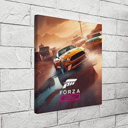Холст квадратный Forza Horizon race, цвет: 3D-принт — фото 2
