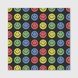 Холст квадратный Smiley, цвет: 3D-принт — фото 2
