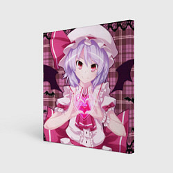 Картина квадратная Touhou Project Remilia Scarlet i love u