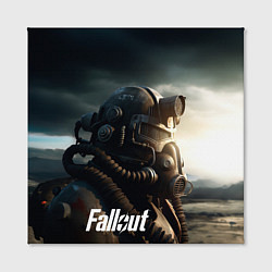 Холст квадратный Fallout man game, цвет: 3D-принт — фото 2