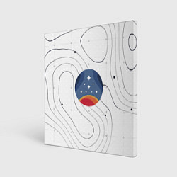 Картина квадратная Эмблема созвездия