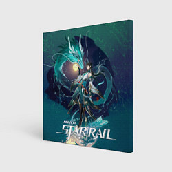 Картина квадратная Дань Хэн Пожиратель Луны