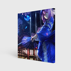Холст квадратный Touhou Project Ююко, цвет: 3D-принт