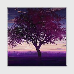 Холст квадратный Love Money Rock-n-Roll сакура, цвет: 3D-принт — фото 2