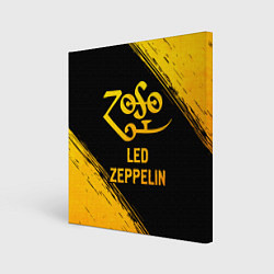 Картина квадратная Led Zeppelin - gold gradient