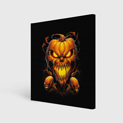 Картина квадратная Evil pumpkin