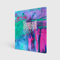 Холст квадратный Shurshun - tie-dye, цвет: 3D-принт