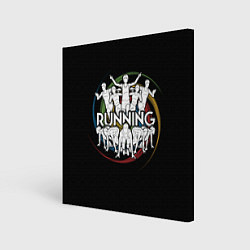 Картина квадратная Running