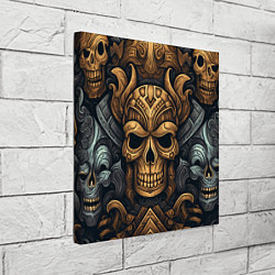 Холст квадратный Арт павшие викинги, цвет: 3D-принт — фото 2