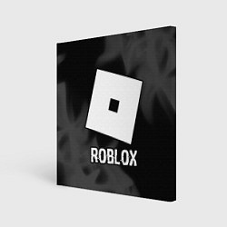 Картина квадратная Roblox glitch на темном фоне